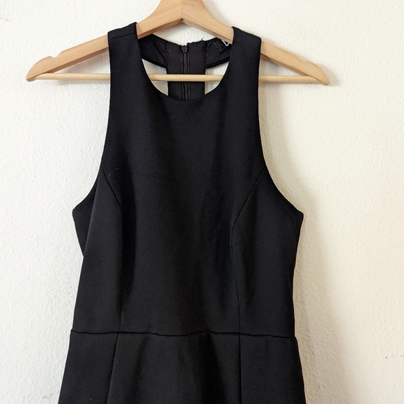Lulus Cutout and About Black Mini Skater Dress - Picture 3 of 9
